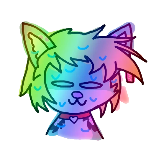 gato, animación, vida de gacha, ksun shine uwu, vida de la tarjeta omega