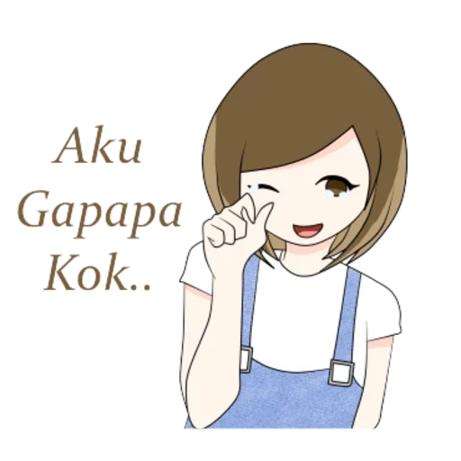 anime, anime lucu, gambar anime, karakter anime, karakter gadis itu