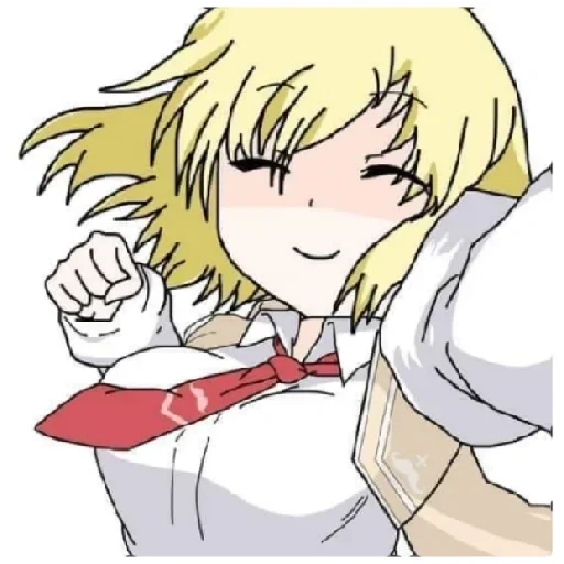 anime, katsumi nakasu, anime blonde, anime charaktere, anime sketch hida mary