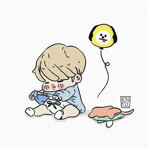 immagine, chibi jae, bts chibi, jimin chibik, chibi jimin serendipiti