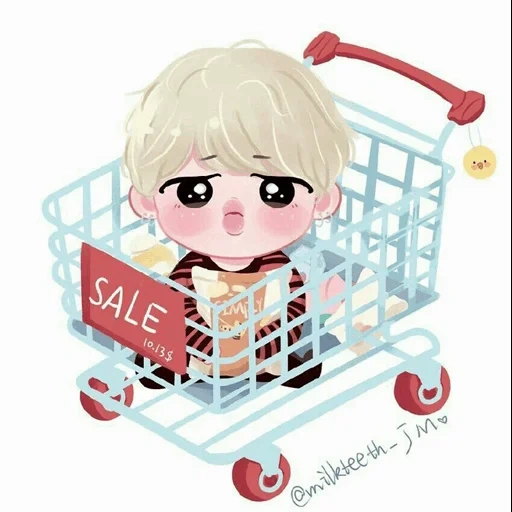 chibi bts, chibi bts, bts fanart, chibi bts tae is cute, bts chimin chibi 2020