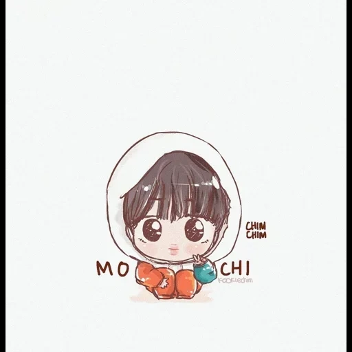 figure, chibi bts, chong guk chibi, change the background, locking screen