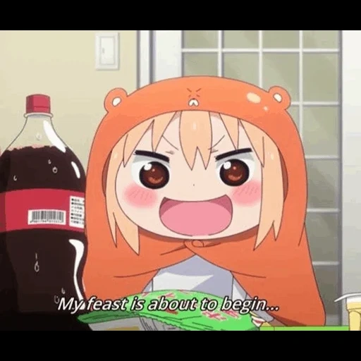 umaru, umaru chan, anime umaru chan, zwei gesicht schwester umaru, anime zwei gesichtere schwester umaru