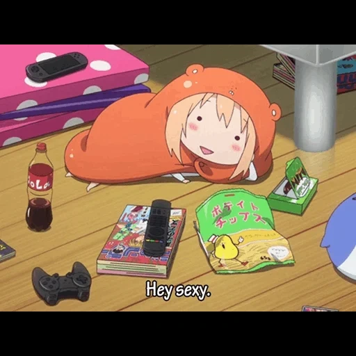 umaru, umaru chan, two carted sister umaru, mi hermana de dos con cara, anime hermaru de dos cara