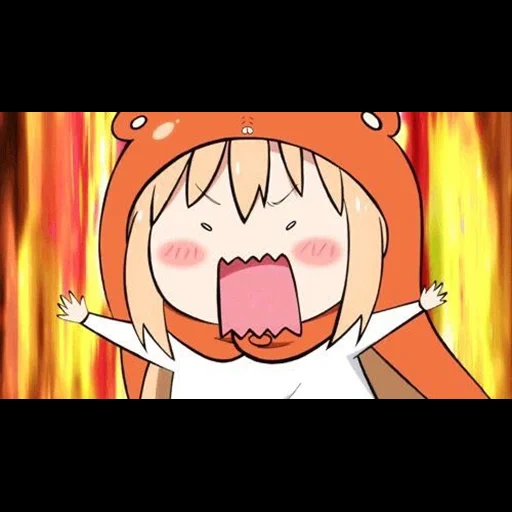 anime, umaru, umaru chan, umaru è carbonio, anime umaru chan