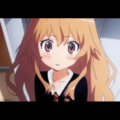 anime, anime taiga, taiga aisaka, personajes de anime, taiga torador face