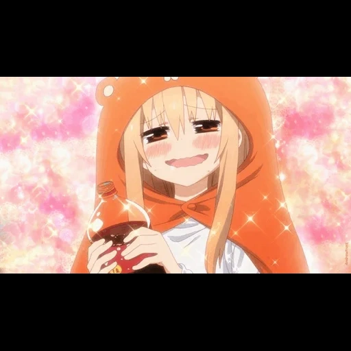 umaru, umaru chan, umaro tian, arte de dos hermanos de la hermana de dos cara, anime hermaru de dos cara