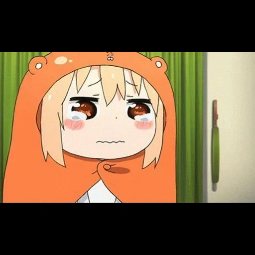 umaru, umaru chan, umaro tian, anime maru chan, la hermana umaru está llorando