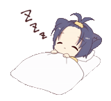figura, arte de animação, anime chibi adormece, personagem de anime, padrão de anime bonito