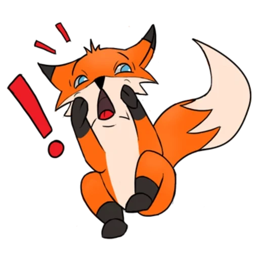 raposa, raposa, a raposa é astuto, cartoon fox