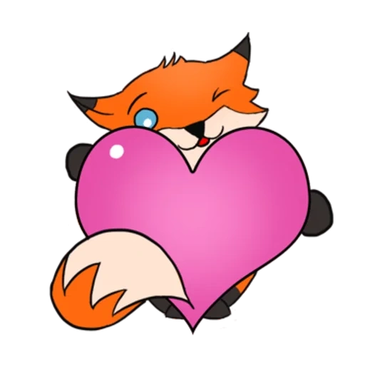 fox, écureuils, coeurs de renard, coeurs de renard, sweetheart fox