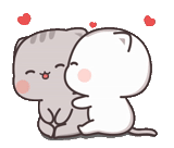 the drawings are cute, cute kawaii drawings, lovely kawaii cats, kawaii cats love, kawaii cats a couple