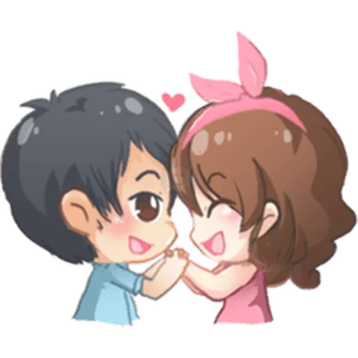 chibi, figure, hasbeek allier, couple, memory love