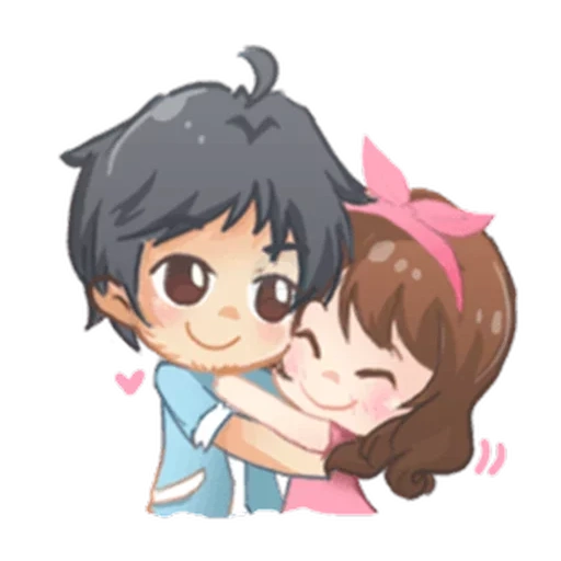 hug, chibi, anime, figura, hasbik aliye