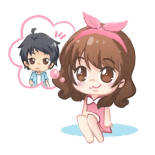 chibi, figure, chibi est mignon, hasbeek allier, belle peinture de figures de chibi