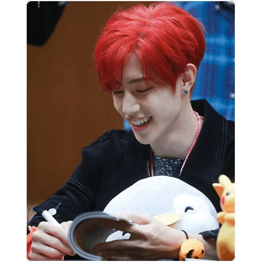 got7, yu yon jaj, jackson van, got7 participant red hair, mark tuan got7 with red hair