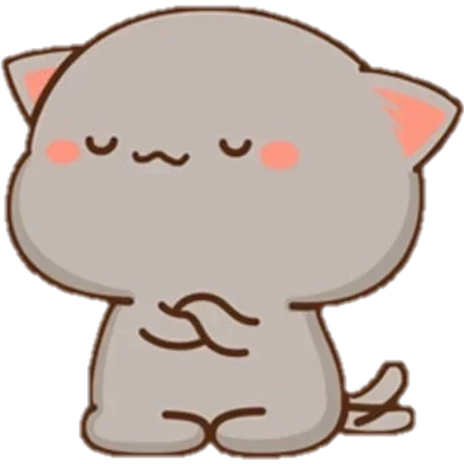 gato kavai, gatos kawaii, gatos kawaii, kitty chibi kawaii, dibujos de lindos gatos