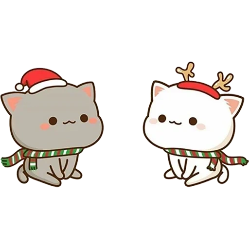 seal kawai, seal cavaie, simpatica figura di chibi, carino kawai pittura, modello di gatto carino