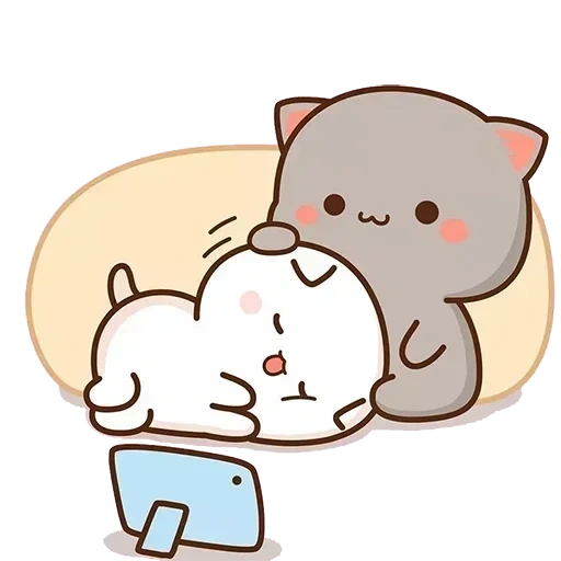 kucing kawaii, kitty chibi kawaii, gambar sayang itu lucu, gambar kawaii yang lucu, kucing kawaii yang cantik