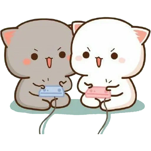 lindos dibujos de chibi, lindos dibujos de kawaii, ganado lindos dibujos, dibujos de lindos gatos, encantadores gatos kawaii