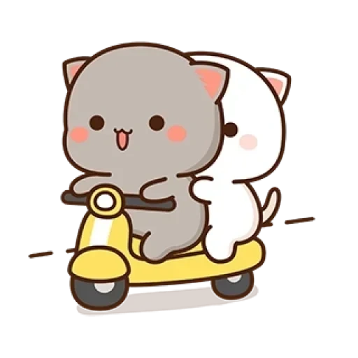 kucing, kucing mochi, hewan hewan itu lucu, gambar kawaii yang lucu, gambar lucu sapi