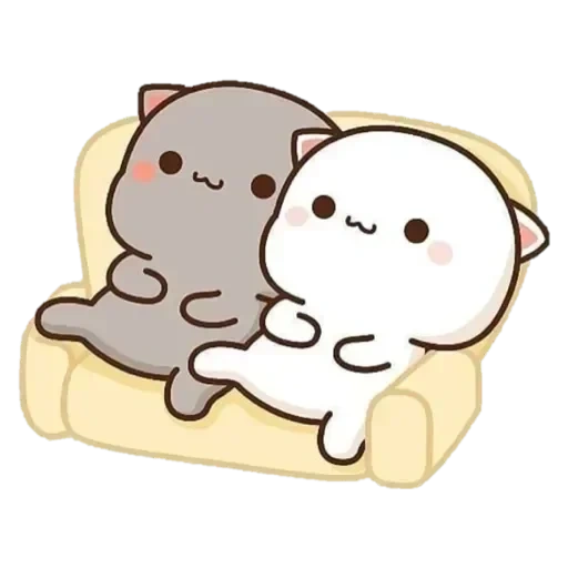 seal kawai, gatto di pesca mochi, sigillo fuori chibi chuan, carino kawai pittura, carino sigillo kawaii