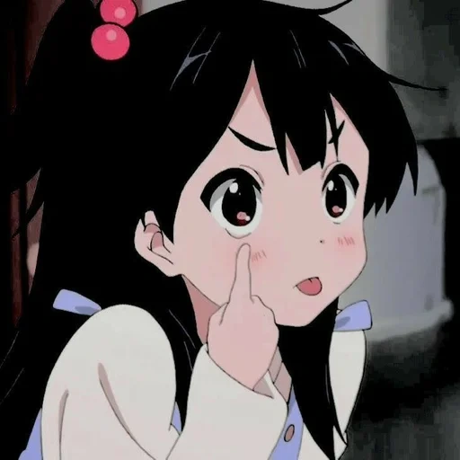 tamako, рисунок, тамако аниме, аниме персонажи, аниме показывает язык