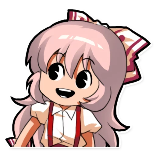 anime emoji, back-of-head expression, expression pad, touhou project, anime girl expression pack