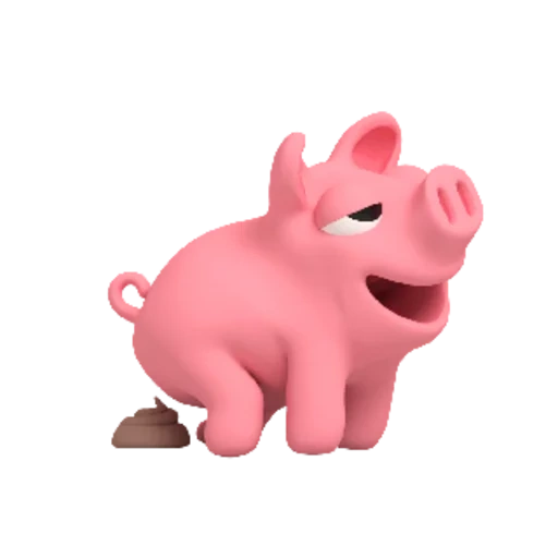 pig, rosa the pig, the pig dances, pink pig