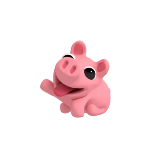 evata dick, pink pig, piglet stickers, pink pig, piggy animals crodind