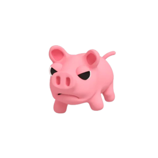 piggy, rosa set, pink pig, tenor pig, piglet stickers