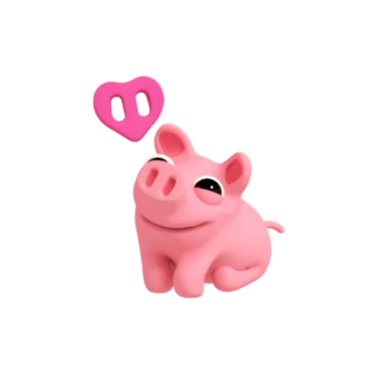evata dick, rosa the pig, pink pig, piglet stickers, pink pig