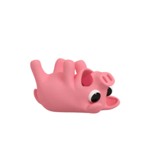 a toy, evata dick, pig flex, pink pig, cute animals