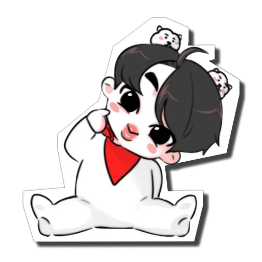 chibi, anime, yunho chibi, bts chibi, desenhos fofos de chibi