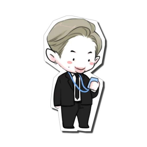 art chibi, personagens chibi, connor detroit, connor detroit é fofo, pequena art connor detroit