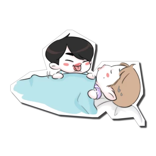 chibi bts, bts chibi, bts fanart, namjin chibi, bts chibi namjun koala