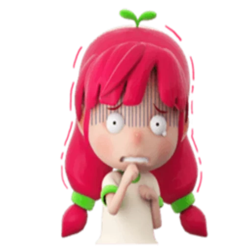 sarah, mainan, strawberry charlotte, charlotte strawberry doll, charlotte strawberry raspberry