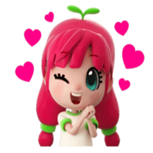 un jouet, poupée, charlotte strawberry, poupée de fraise charlotte, charlotte strawberry malika