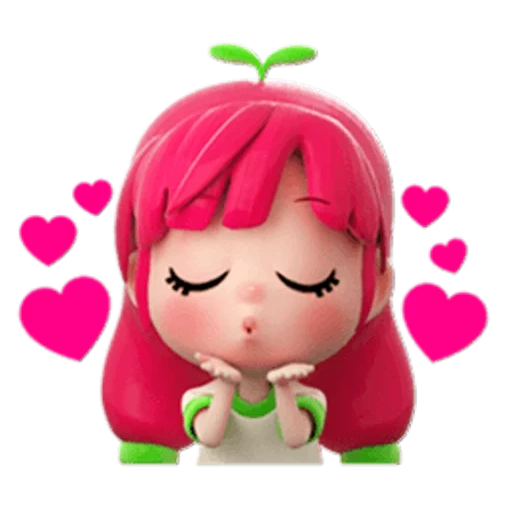 sebuah mainan, mainan boneka, boneka strawberry, boneka mainan lembut, charlotte strawberry doll