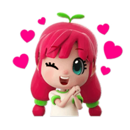 un juguete, fresa de muñeca, charlotte strawberry, charlotte strawberry, muñeca de fresa de charlotte