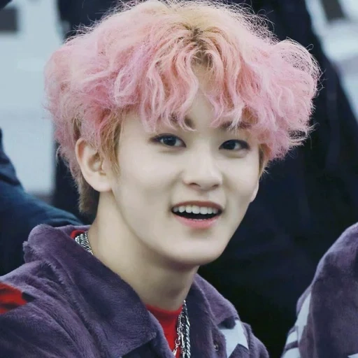 nct, mark nct 127, pink hair, handsome boy, nct 127 mark pink hair