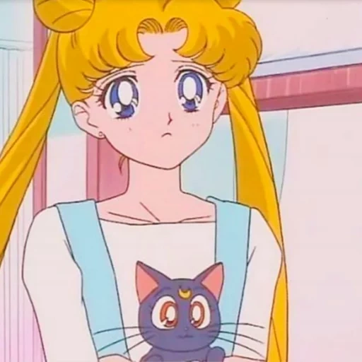 sailor moon, coniglio marinaio, sailor moon ozogi, osaki tsukino 1992, anime merlot estetica