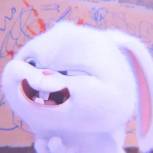 кролик снежок, кролик снежок мультфильм, снежок тайная жизнь домашних животных, тайная жизнь домашних животных заяц снежок, кролик снежок тайная жизнь домашних животных 1