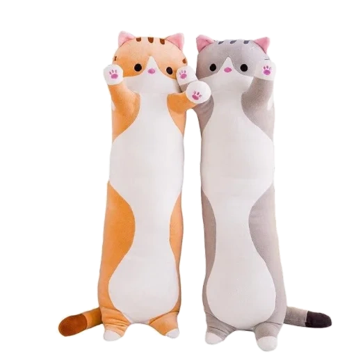 мягкая игрушка кот, подушка игрушка кот, мягкая игрушка длинный кот, игрушка подушка длинный кот, мягкая игрушка подушка длинный кот