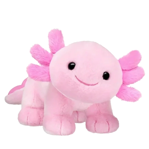 axolotl, розовый аксолотль, аксолотль плюшевый, аксолотль розовый игрушка, плюшевый аксолотль большой