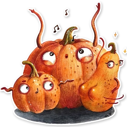 pumpkins, cute citrouille, cute citrouille, citrouille d'halloween