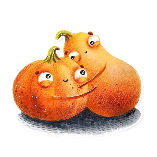 adorabile zucca, occhio di pera, adorabile zucca, frutta divertente