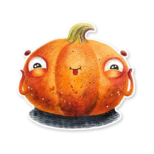 süße kürbis, süße kürbis, halloween kürbis, illustration von kürbissen