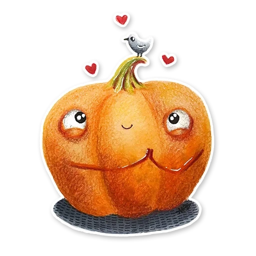 adorabile zucca, adorabile zucca, la zucca divertente, illustrazione della zucca