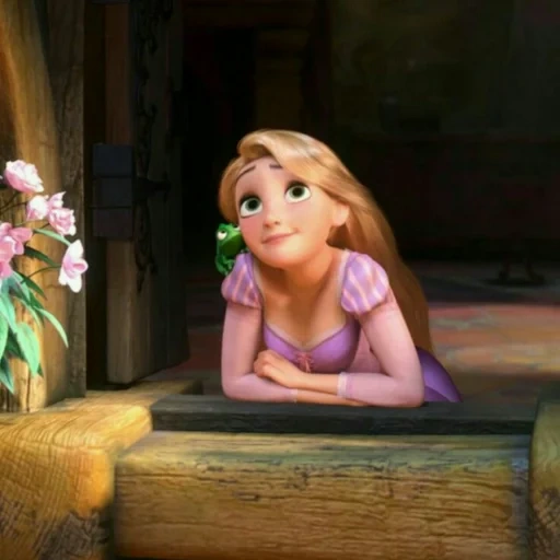 rapunzel, disney rapunzel, rapunzel está triste, princesa rapunzel, a walt disney company